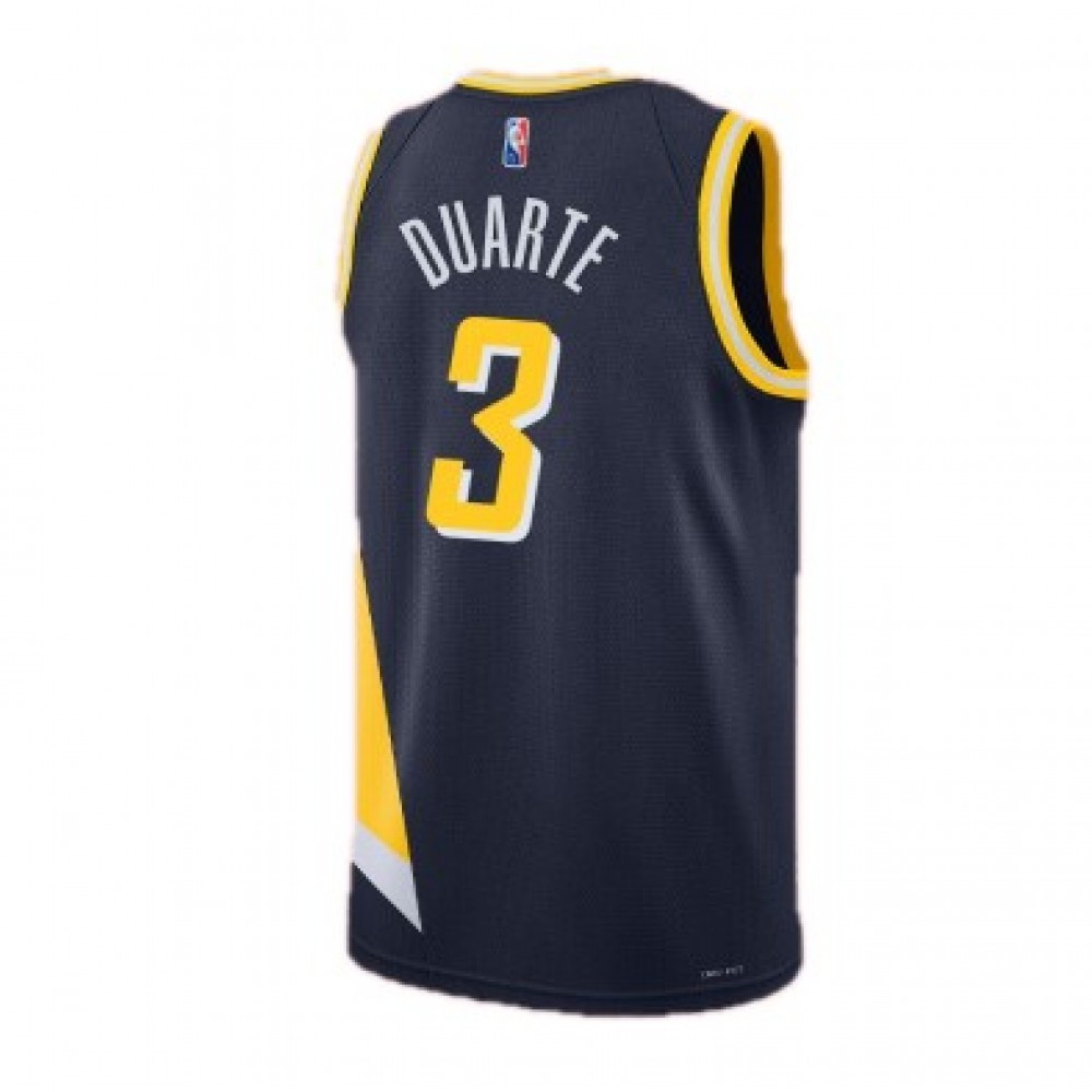 Men's Indiana Pacers Chris Duarte #3 Navy 2021/22 Swingman NBA Jersey - City Edition-Pro Kit Vault | Brand New 26/27 Sports Jerseys